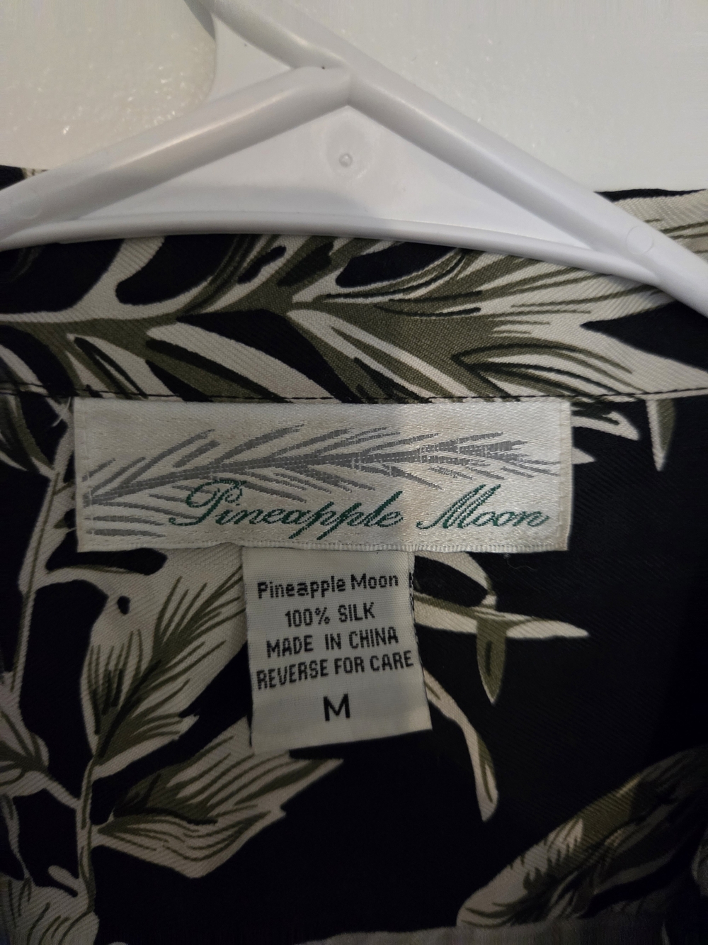 Vintage Pineapple Moon 100% Silk Dress & Shirt Co-ord Set Medium - Picture 8 of 8